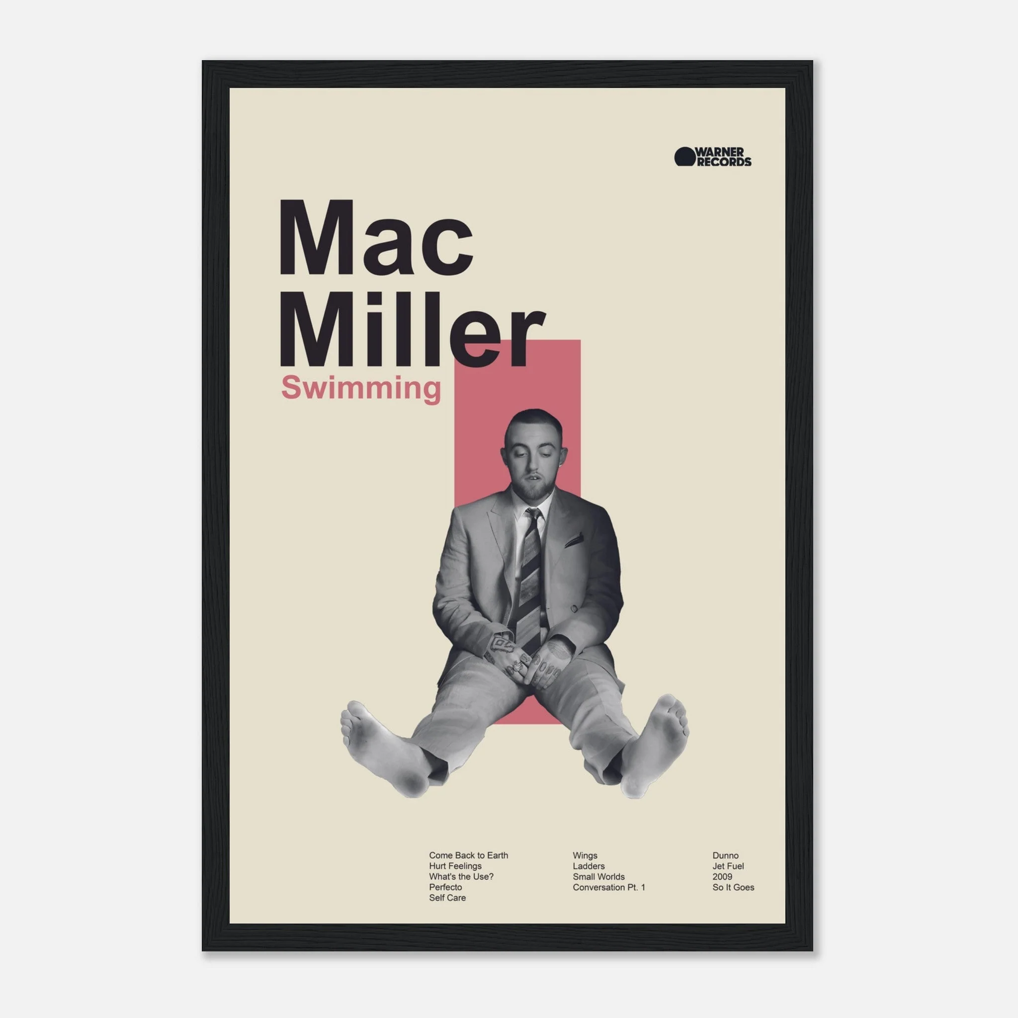 Mac Miller - Swimming - Framed Poster - Image 4