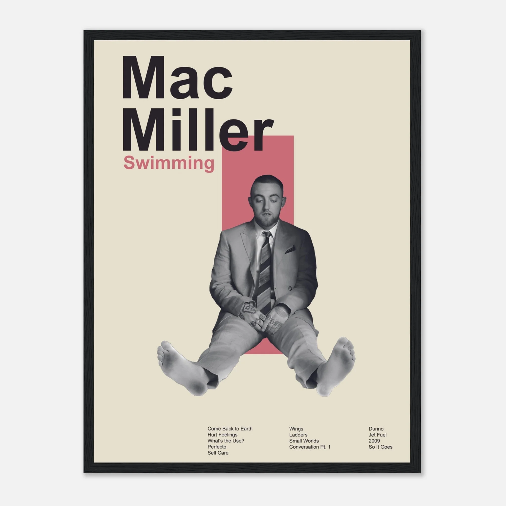 Mac Miller - Swimming - Framed Poster - Image 8