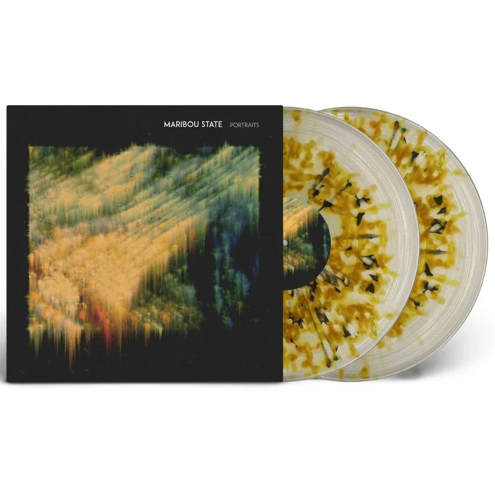 Maribou State - Portraits (10th Anniversary Edition) - Yellow and Black on Clear Splatter Vinyl LP Record