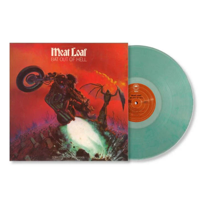 Meat Loaf - Bat Out Of Hell - Coke Bottle Green Vinyl LP Record