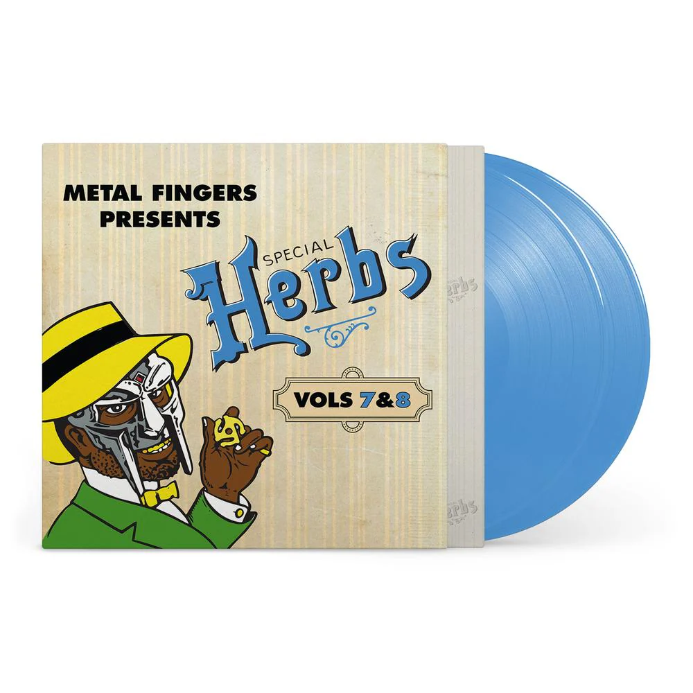 MF Doom – Metal Fingers Presents: Special Herbs Vol. 7 & 8 - Sky Blue - Vinyl 2LP Record