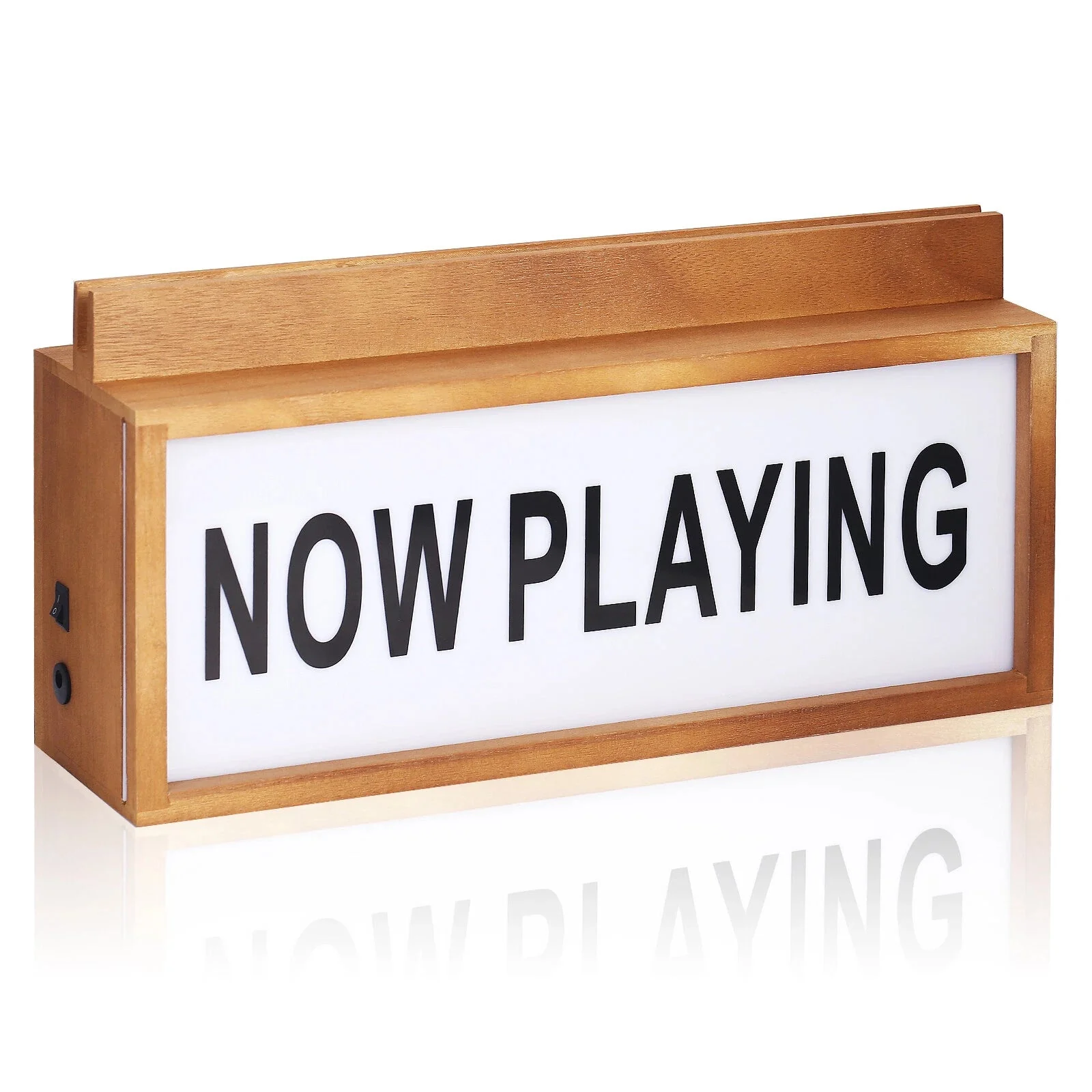 Multicolour LED Lightbox Now Playing Vinyl Record Stand - Image 4