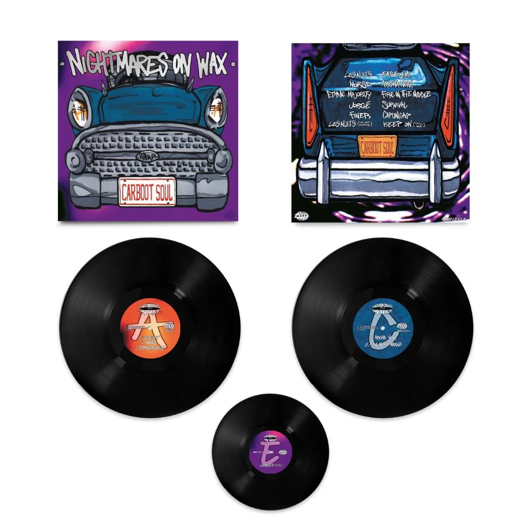 Nightmares On Wax - Carboot Soul - 25th Anniversary Vinyl LP Record - Image 2
