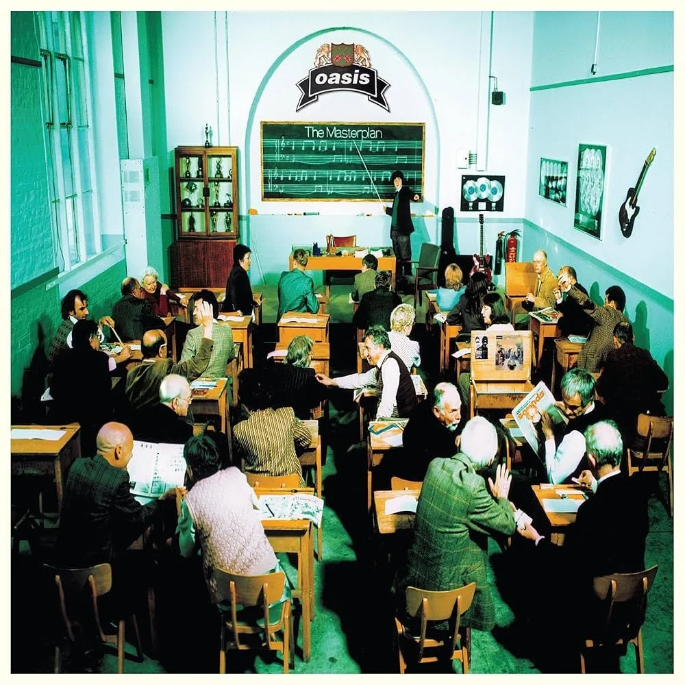 Oasis - The Masterplan - 25th Anniversary Silver Vinyl LP Record - Image 2