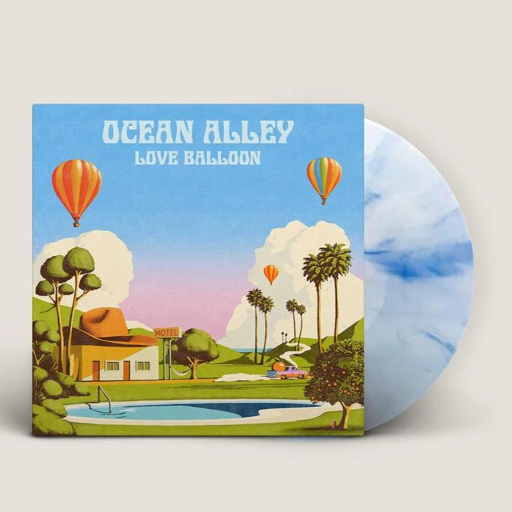 Ocean Alley - Love Balloon - Blue & Clear Smoke Vinyl LP Record