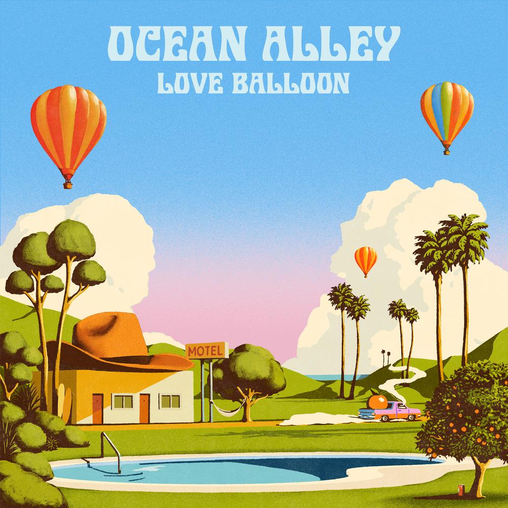 Ocean Alley - Love Balloon - Blue & Clear Smoke Vinyl LP Record - Image 2