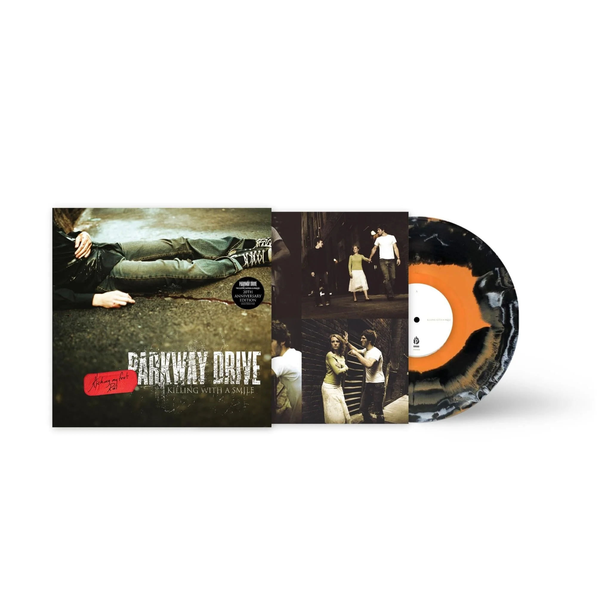Parkway Drive - Killing With A Smile (20th Anniversary) - Black, White & Orange Vinyl LP Record