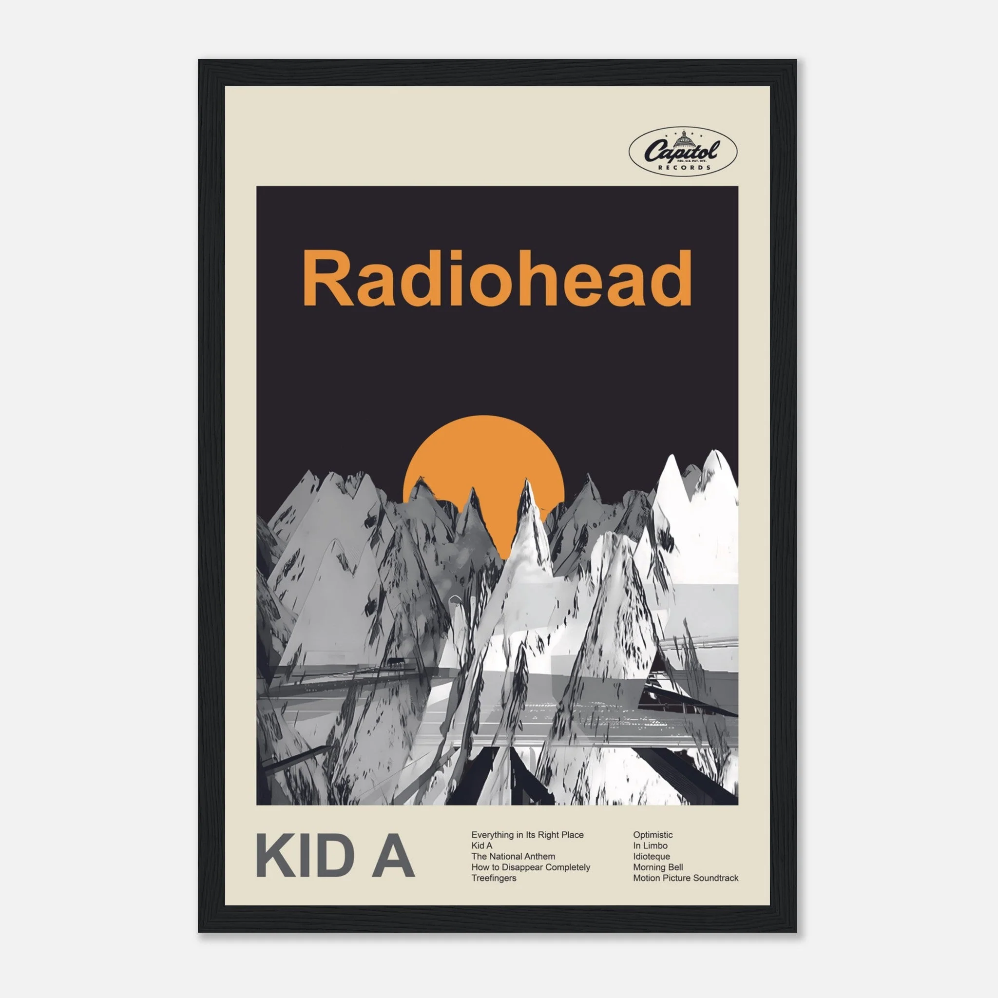 Radiohead - Kid A - Framed Poster - Image 4