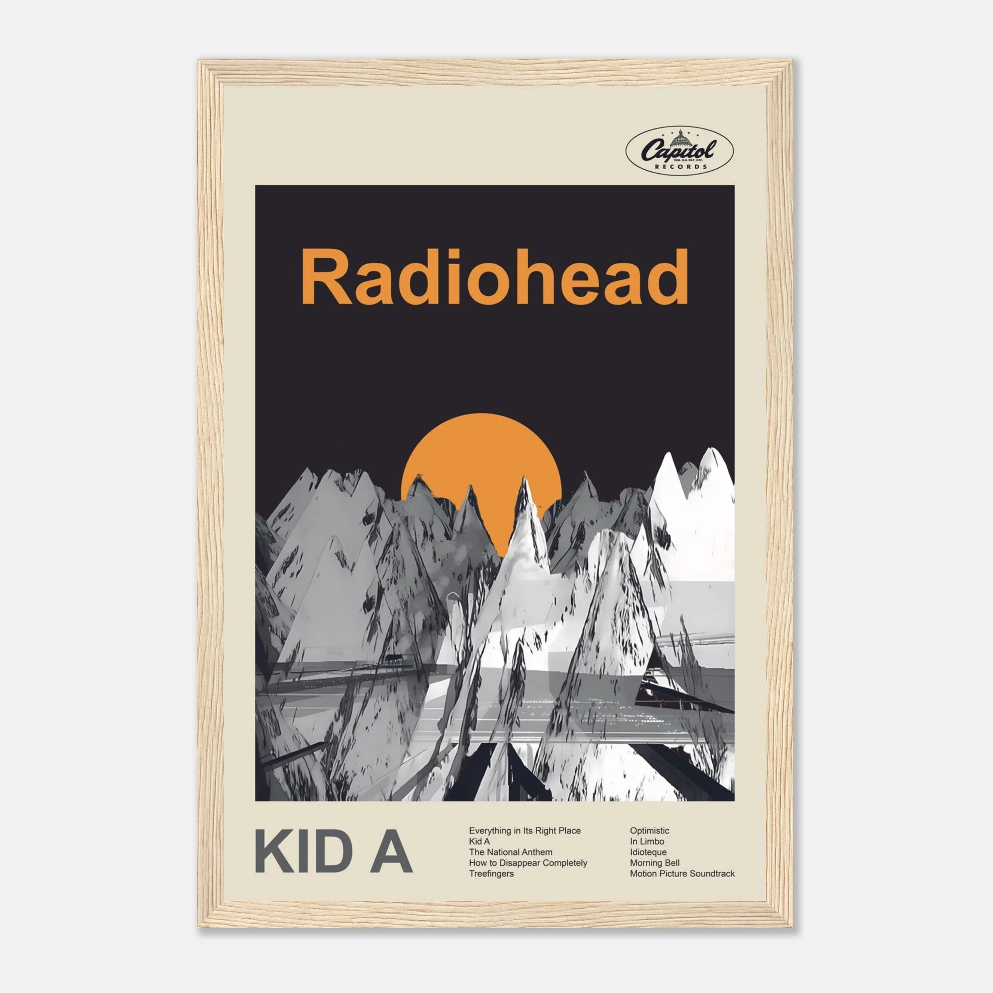 Radiohead - Kid A - Framed Poster - Image 5