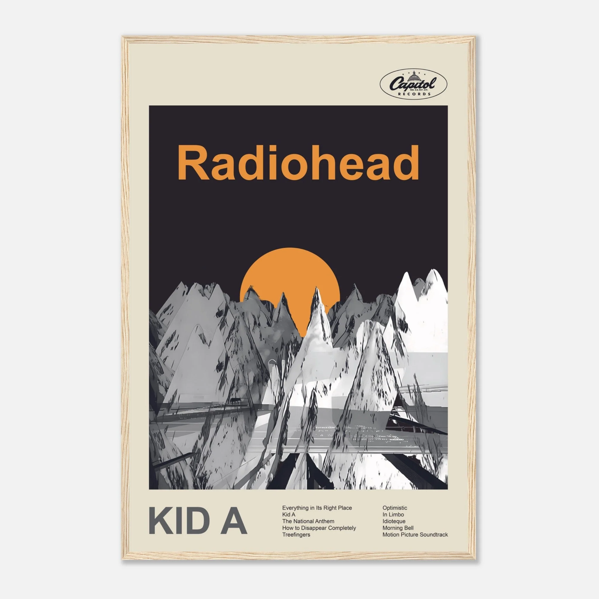 Radiohead - Kid A - Framed Poster - Image 8