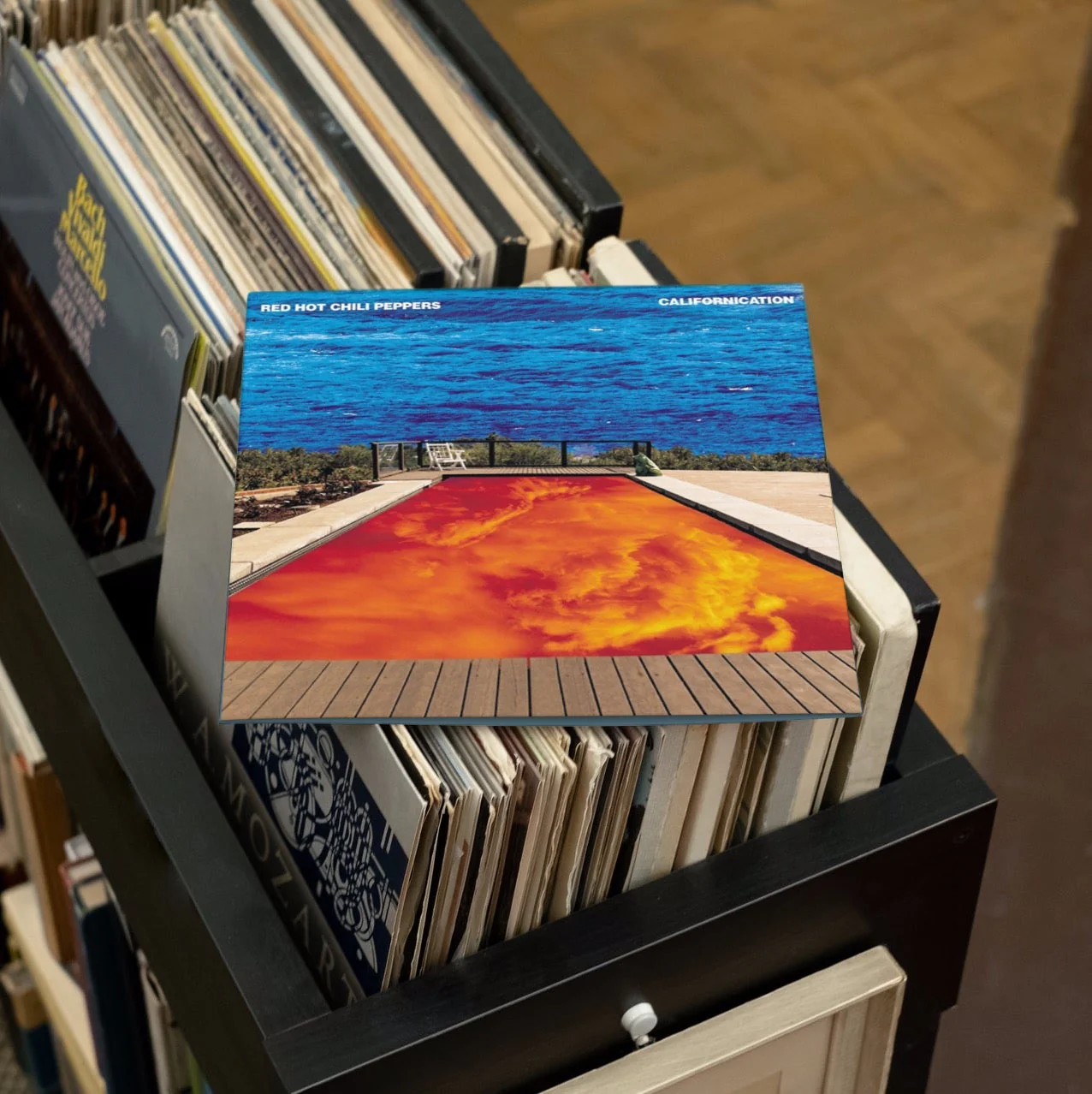 Red Hot Chili Peppers - Californication - Red & Blue Vinyl LP Record - Image 3