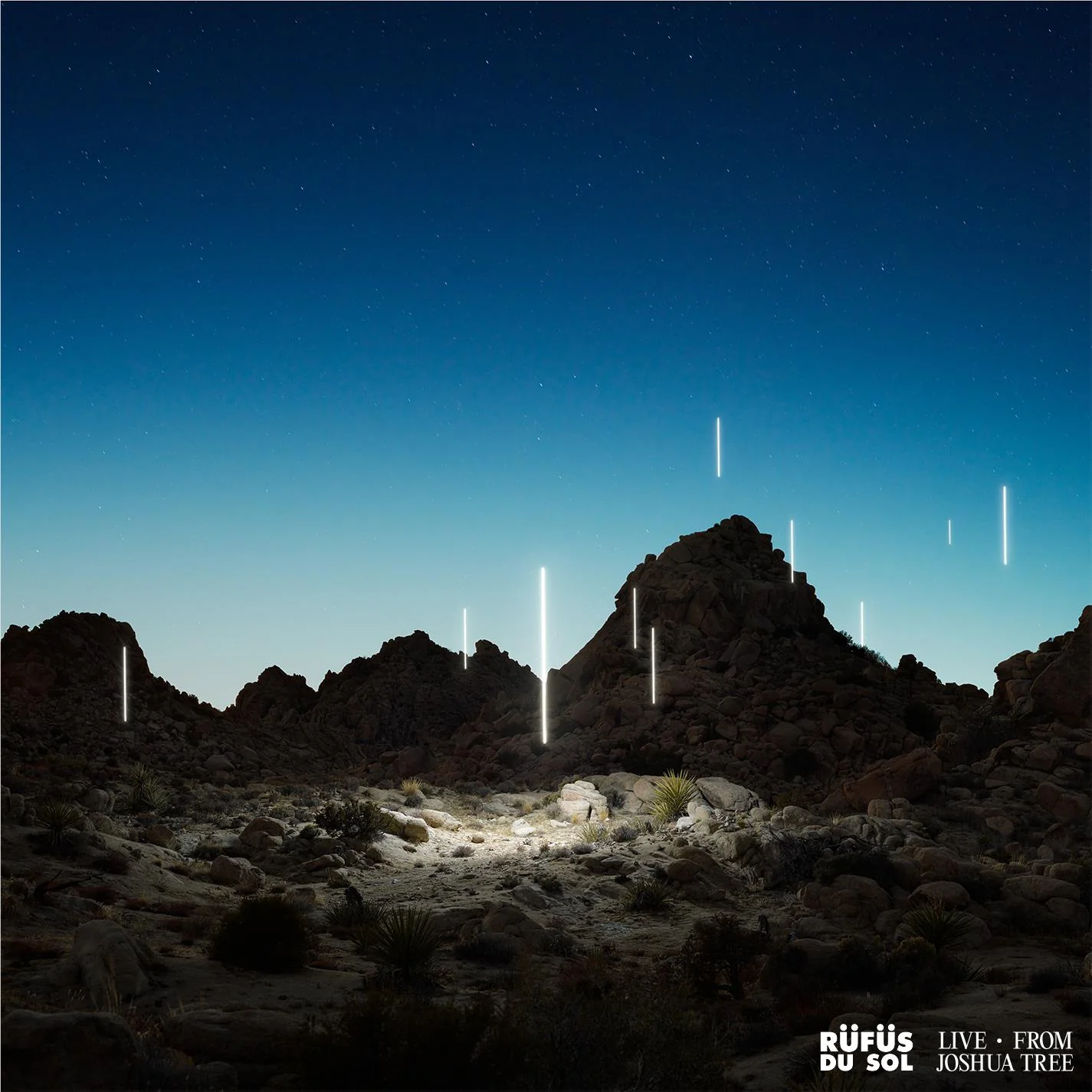 Rüfüs Du Sol - Live From Joshua Tree - Blue Vinyl LP Record - Image 2
