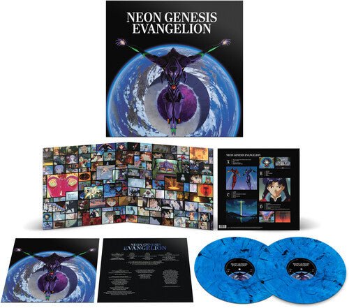 Shiru Sagisu - Neon Genesis Evangelion - Smokey Blue Vinyl LP Record - Image 2