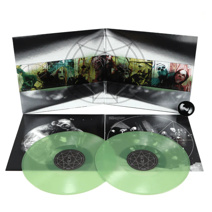 Slipknot - Iowa - Coke Bottle Green Vinyl LP Record - Image 2