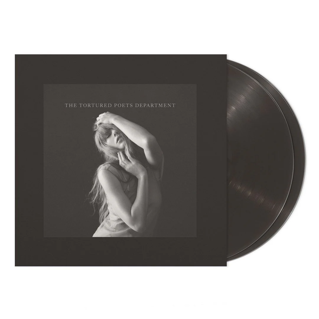Taylor Swift - The Tortured Poets Department - Ink Black Vinyl LP Record - Image 2