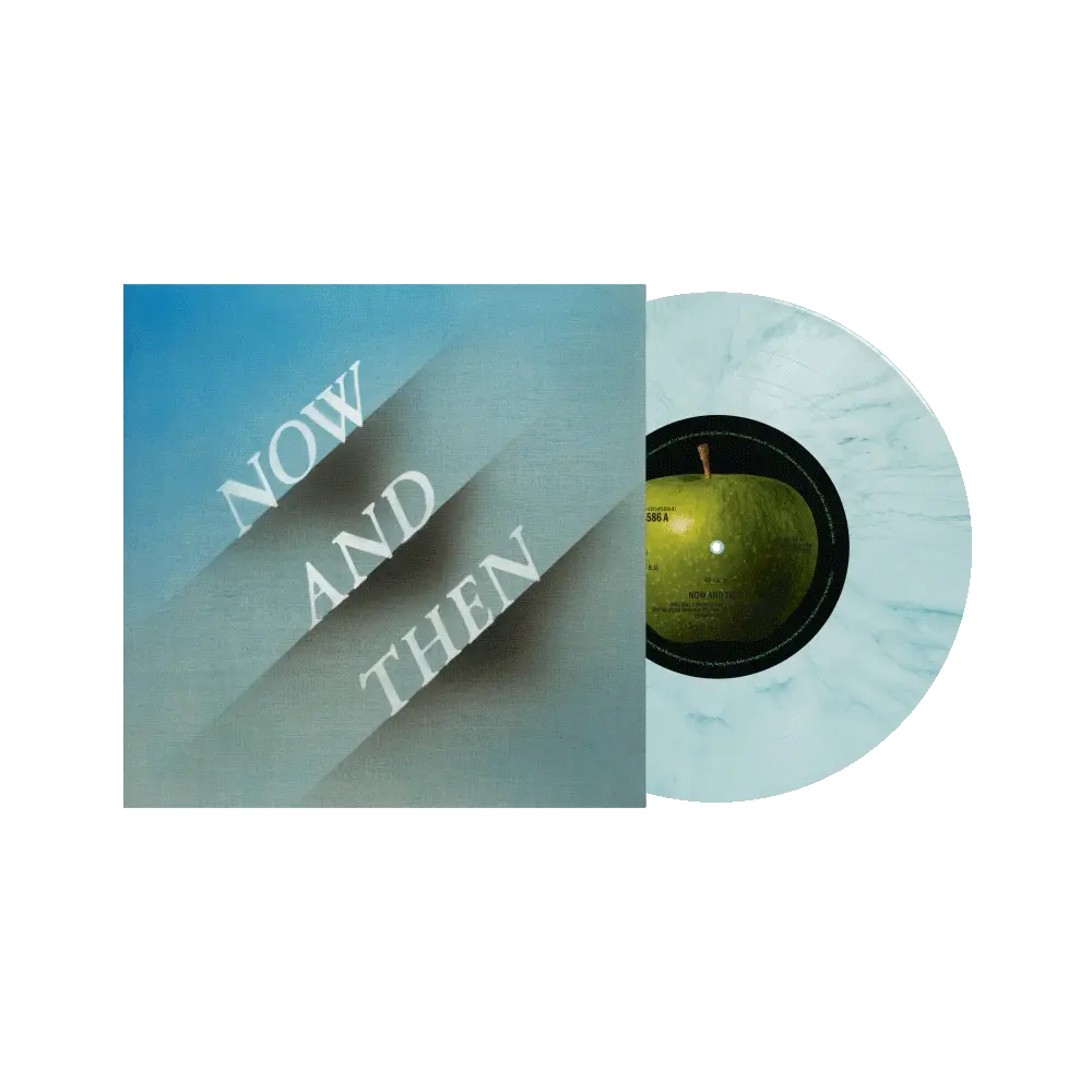 The Beatles - Now and Then - 7" Single Marble Vinyl Record - Image 2