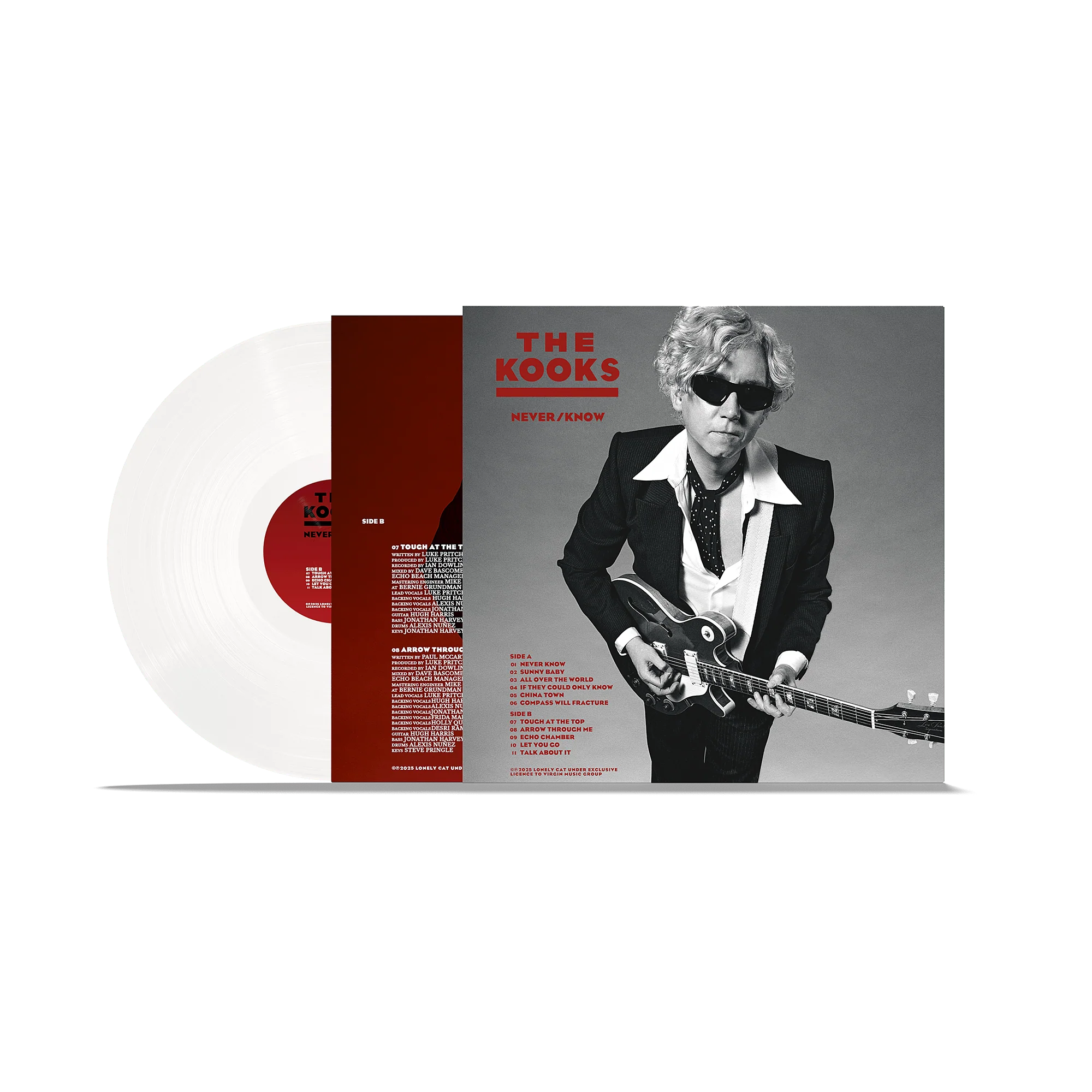 The Kooks - Never/Know - White Vinyl LP Record - Image 3
