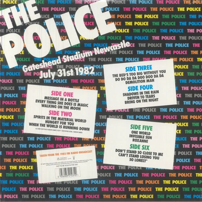 The Police - Gateshead 1982: The Complete Broadcast - Vinyl LP Record - Image 2