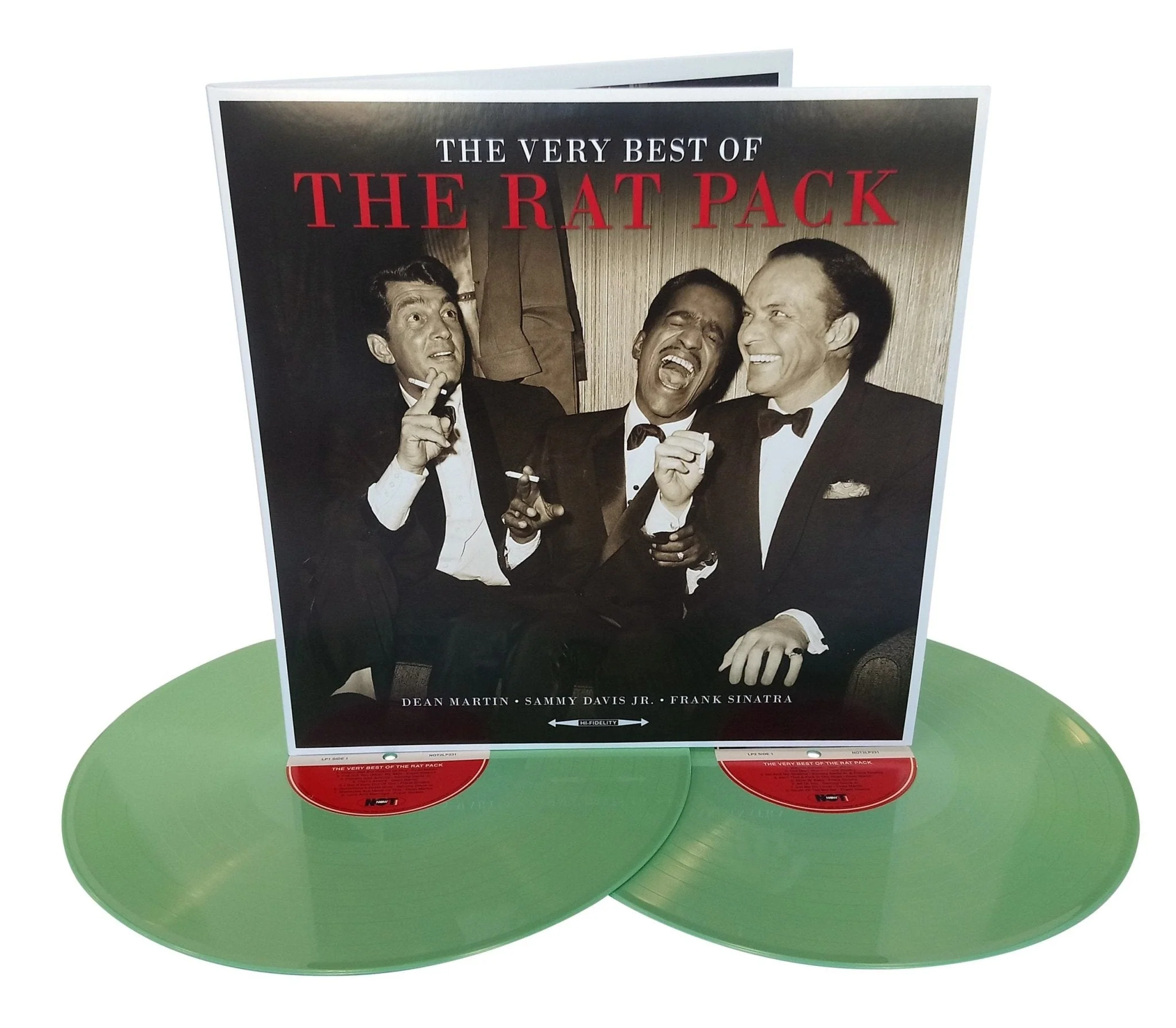 The Rat Pack - The Very Best Of The Rat Pack - Green Vinyl LP Record - Image 2