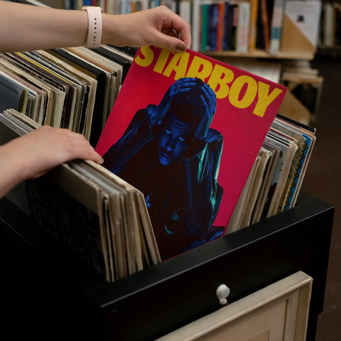 The Weeknd - Starboy - Translucent Red Vinyl LP Record - Image 4