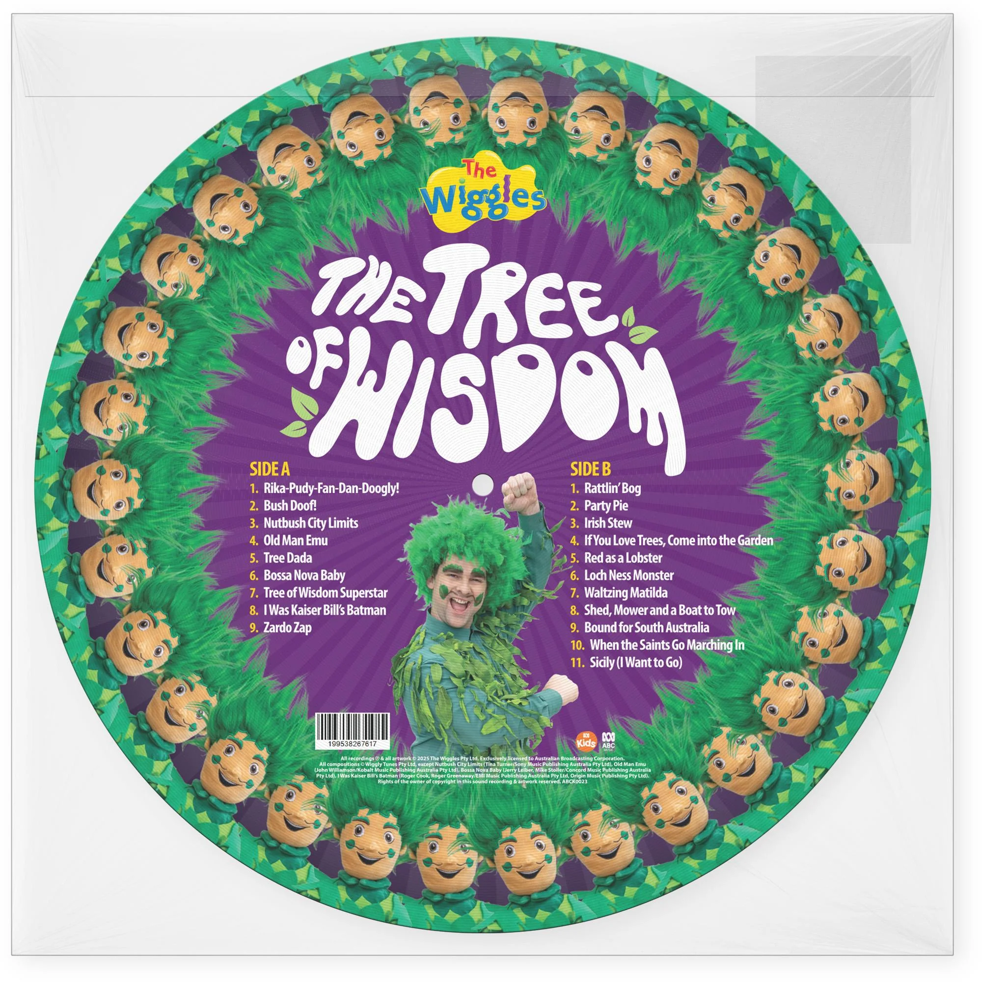 The Wiggles - Tree Of Wisdom - Zoetrope Vinyl LP Record - Image 2