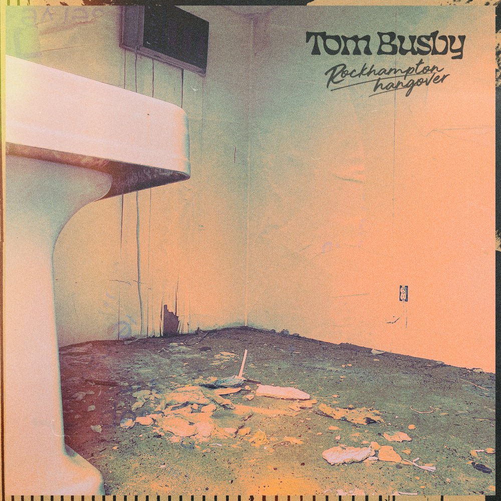 Tom Busby - Rockhampton Hangover - Clear, Orange & Green Marble Vinyl LP Record - Image 2