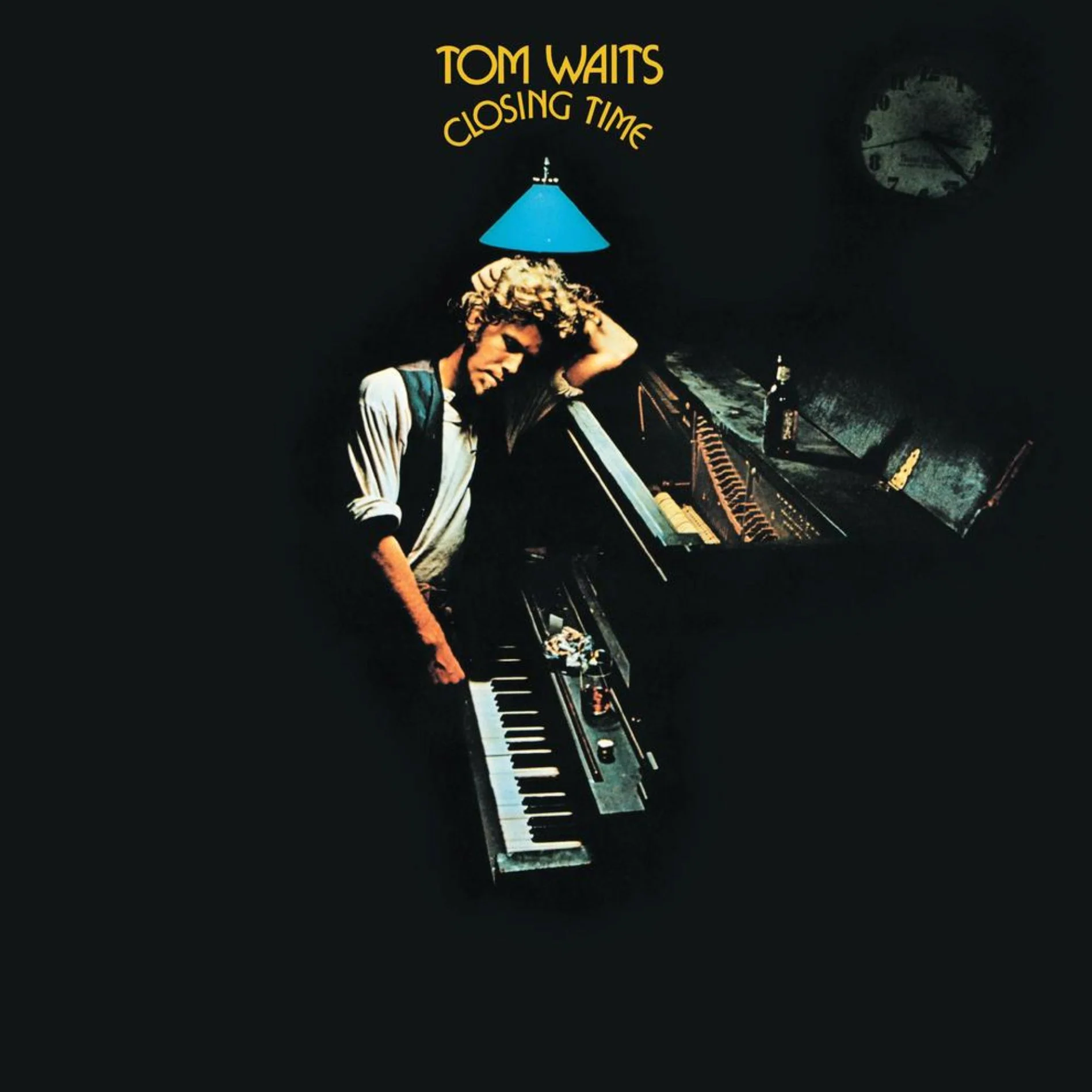 Tom Waits - Closing Time - 50th Anniversary Edition Clear Vinyl LP Record - Image 2