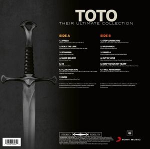 Toto - Their Ultimate Collection - Red Vinyl LP Record - Image 2