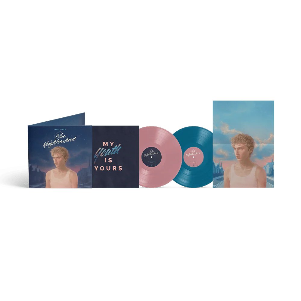 Troye Sivan - Blue Neighbourhood (10 Year Anniversary Edition) - Blue & Pink Vinyl LP Record - Image 2