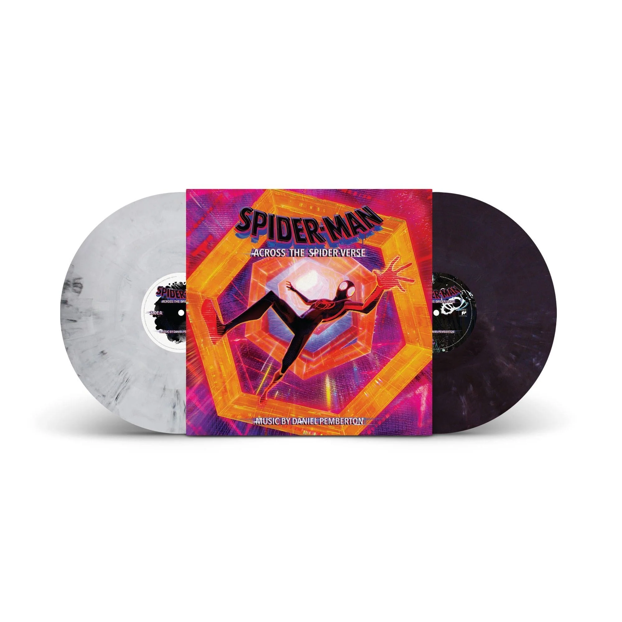 Various Artists - Across The Spider-Verse - White and Dark Purple Marbled Vinyl LP Record - Image 2
