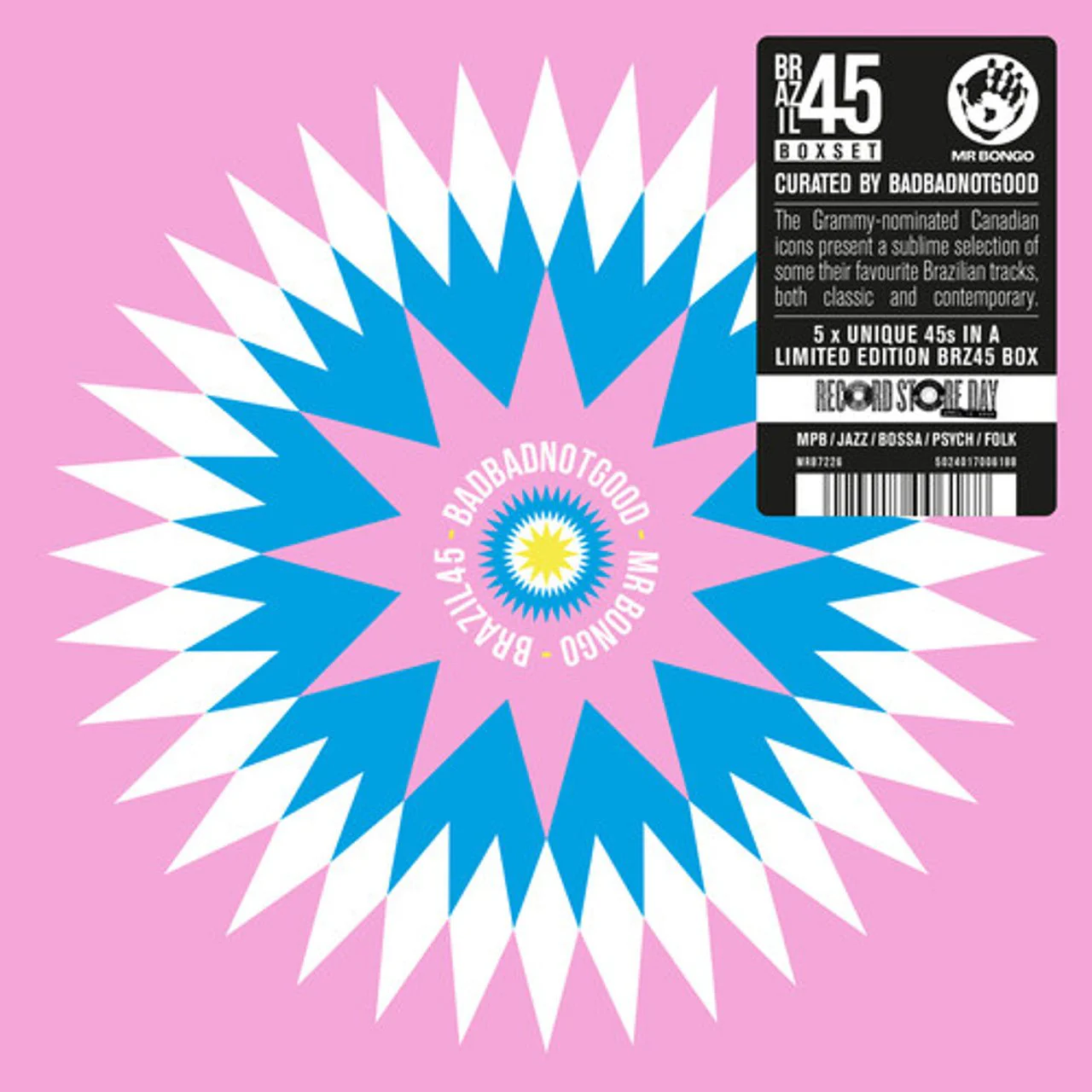 Various Artists – Brazil 45 Vol. 6: BadBadNotGood - RSD 2025 7" Vinyl Boxset