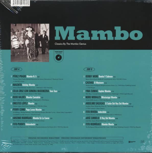 Various Artists - Mambo (Classics By The Mambo Genius) - Vinyl LP Record - Image 2