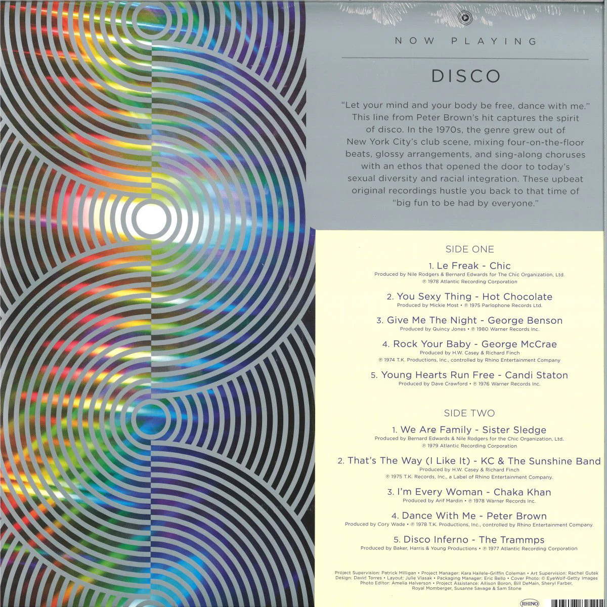 Various Artists - Now Playing: Disco - Clear Vinyl LP Record - Image 2