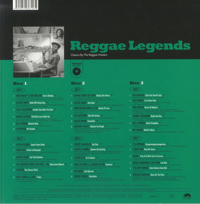 Various Artists - Reggae Legends: Classics By The Reggae Masters - Vinyl LP Record - Image 2