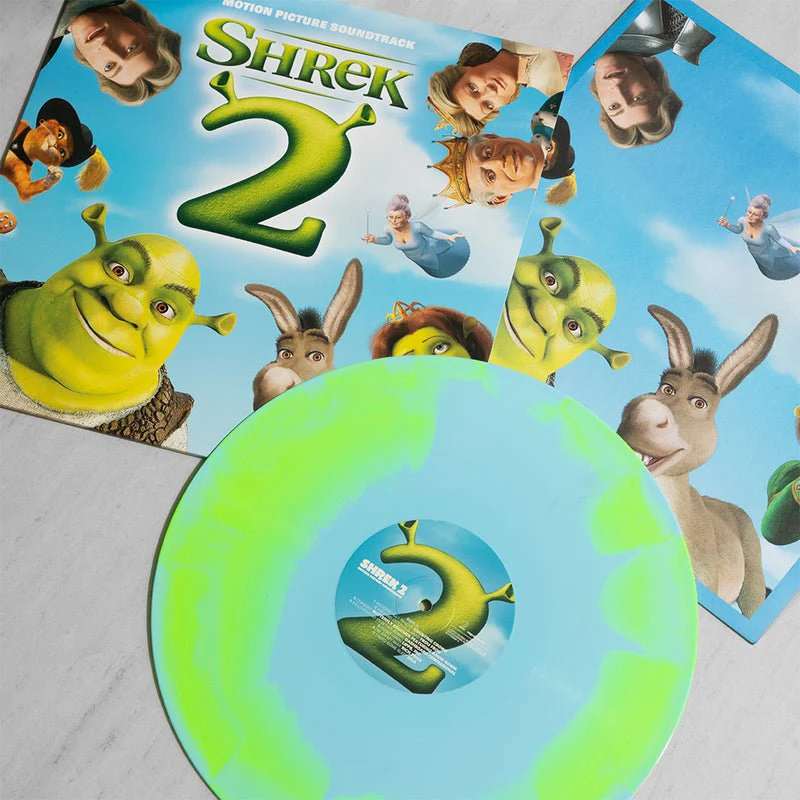 Various Artists - Shrek 2 - Original Motion Picture Soundtrack - Sky Blue & Green Vinyl LP Record - Image 2