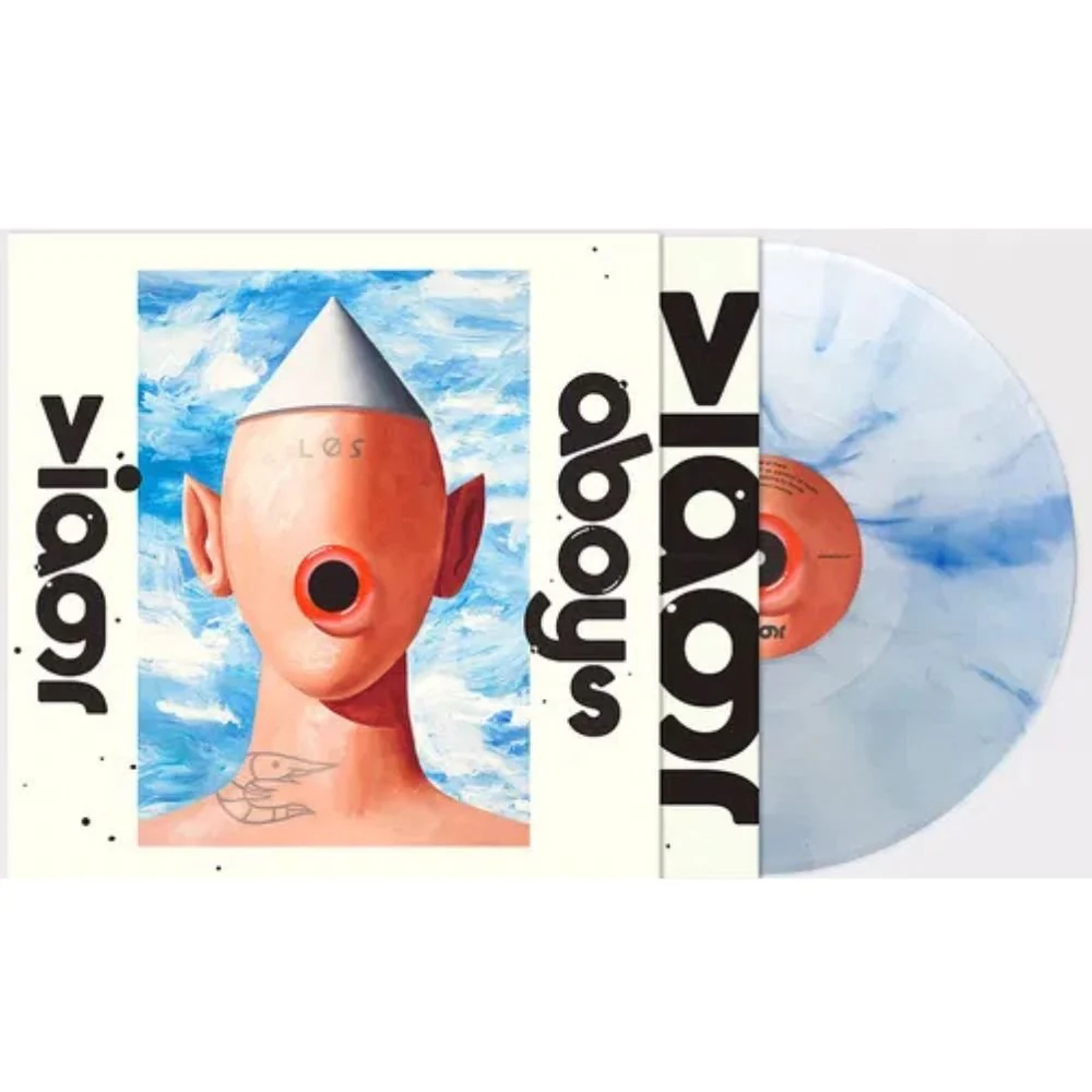 Viagra Boys - Viagr Aboys - Blue and White Marbled Vinyl LP Record