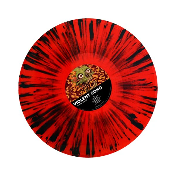 Violent Soho – Hungry Ghost - 10th Anniversary Black and Red Splatter Vinyl LP Record - Image 2
